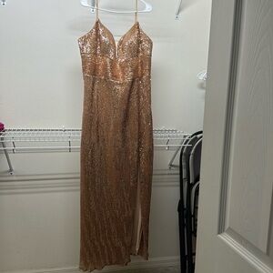 Luxury Rose Gold Dress
